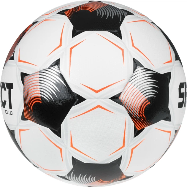 Мяч футбольный Select Club DB FIFA Basic v26 012 №5 Бело-черный (5703543459605) - Фото 3 Мяч футбольный Select Club DB FIFA Basic v26 012 №5 Бело-черный (5703543459605) - изображение 3