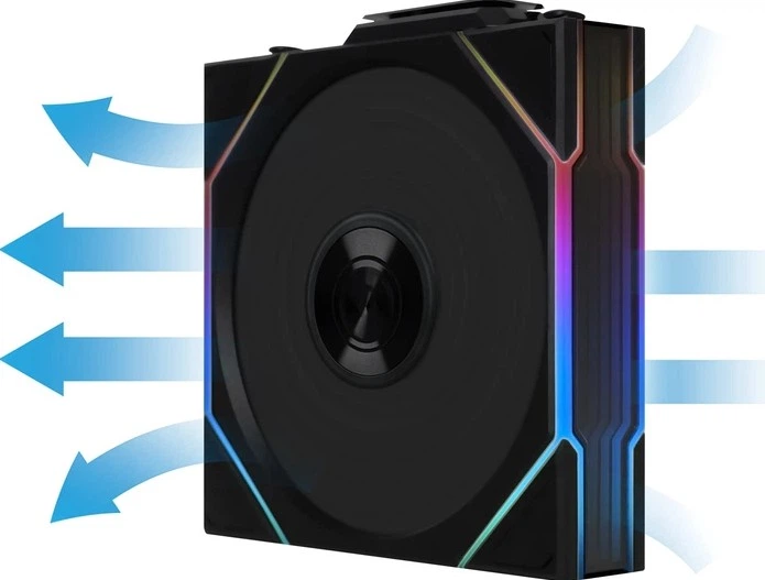 Wentylator LIAN LI UNI FAN TL Wireless 120 Reverse Black (G99.12RTL1W1B.00) - obraz 4