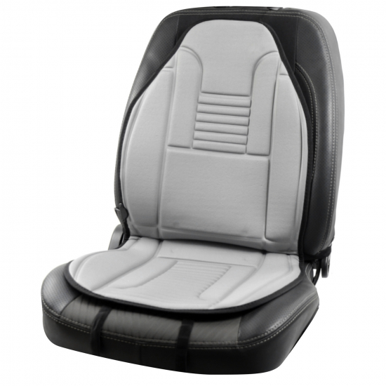 Накидка подогрева сиденья Elegant 12 V 35/45W 100х50 см Серый (31731) - Фото 1 Накидка подогрева сиденья Elegant 12 V 35/45W 100х50 см Серый (31731) - изображение 1