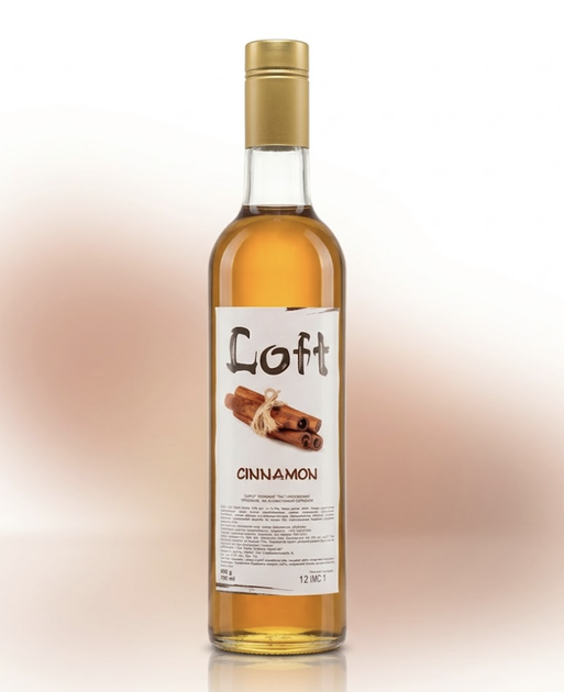 Сироп Корица Loft 0,7 л для кофе и напитков - Фото 1 Сироп Корица Loft 0,7 л для кофе и напитков - изображение 1
