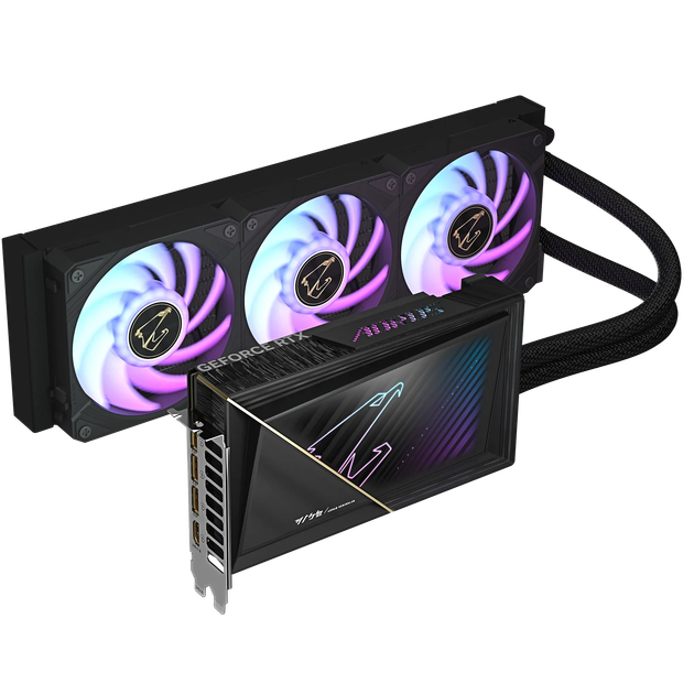 Видеокарта GeForce RTX 5080 16GB Gigabyte Aorus Xtreme Waterforce (GV-N5080AORUSX W-16GD) - изображение 2