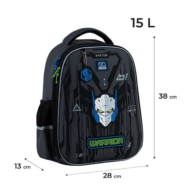 Рюкзак GoPack Education полукаркасный GO25-165M-6. - изображение 2