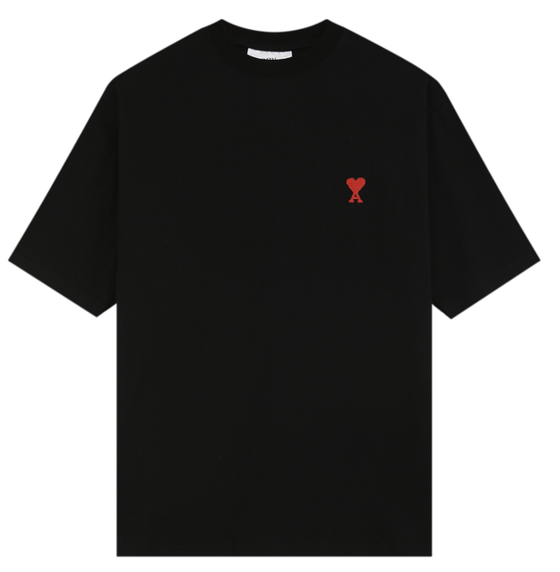 Мужская футболка AMI Paris Ami De Coeur Classic Fit T-Shirt черная, размер L (AP12001.2L) - изображение 7