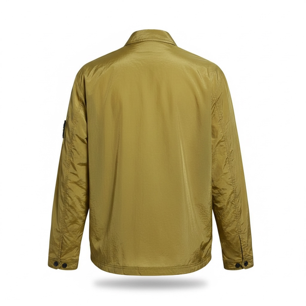 Мужская рубашка в стиле Stone Island Ripstop Jacket оливковая размер XL (SI11006.3XL) - изображение 2