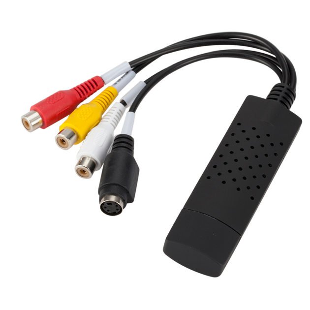 Відеоконвертер USB 2.0 VHS to DVD, плата відеозахоплення RCA/S-Video для оцифрування відео на ПК - зображення 3