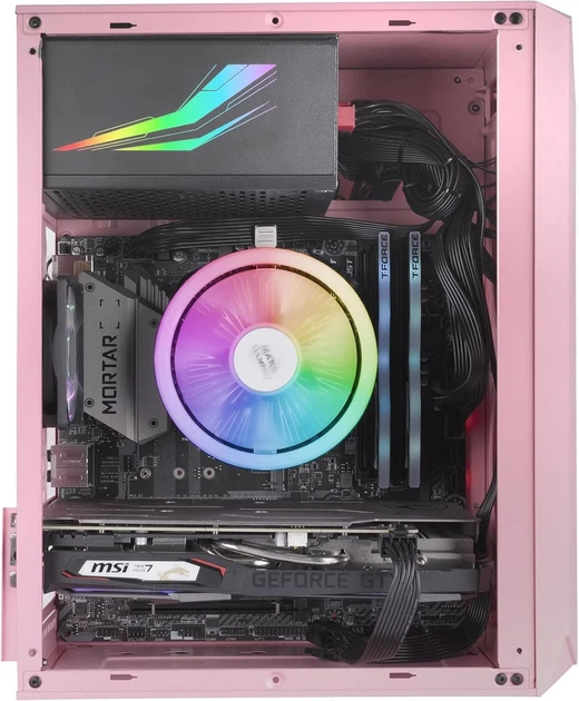 Корпус Mars Gaming MC-S1 / без БП / FRGB / Розовый (102050583) - изображение 5