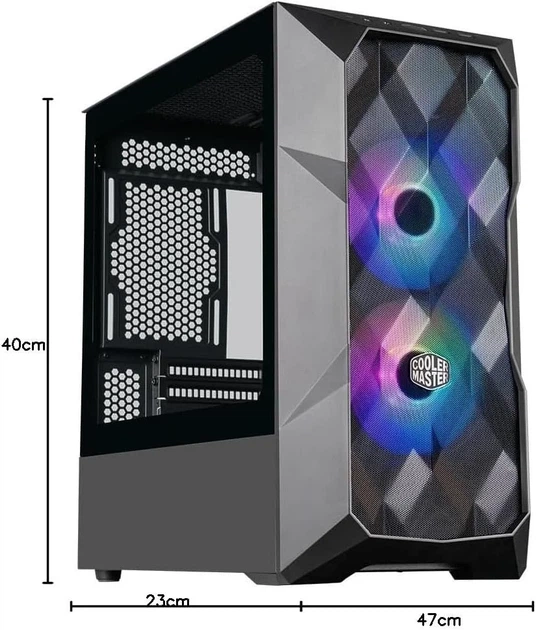 Корпус для ПК Cooler Master TD300 Mesh ARGB Черный (102023444) - Уценка - изображение 6
