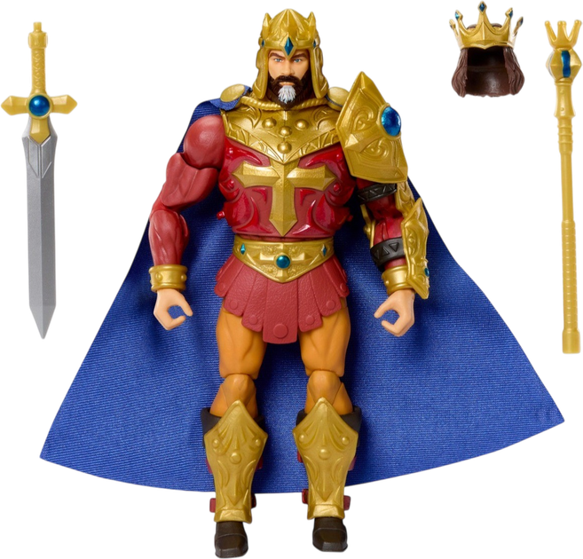 Figurka Mattel Masters of the Universe Masterverse New Eternia Król Randor 18 cm JBP79 (0194735264919) - obraz 2