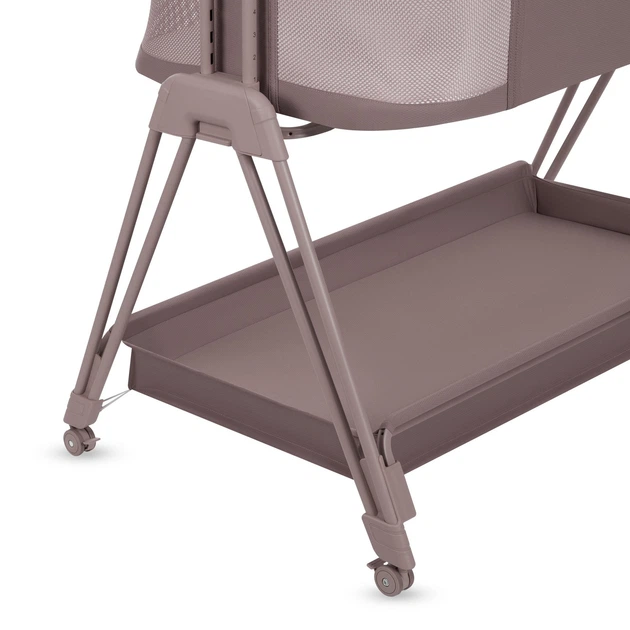 Ліжечко приставне Lionelo LUNA BEIGE TAUPE - зображення 4