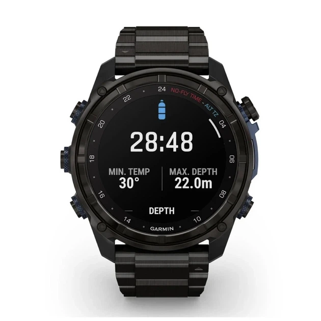 Смарт-часы Garmin Descent Mk3i, 51mm, Crbn Gry DLC Ti/Ti, Dive Computer, GPS дайвінг комп'ютер (010-02752-14) - изображение 2