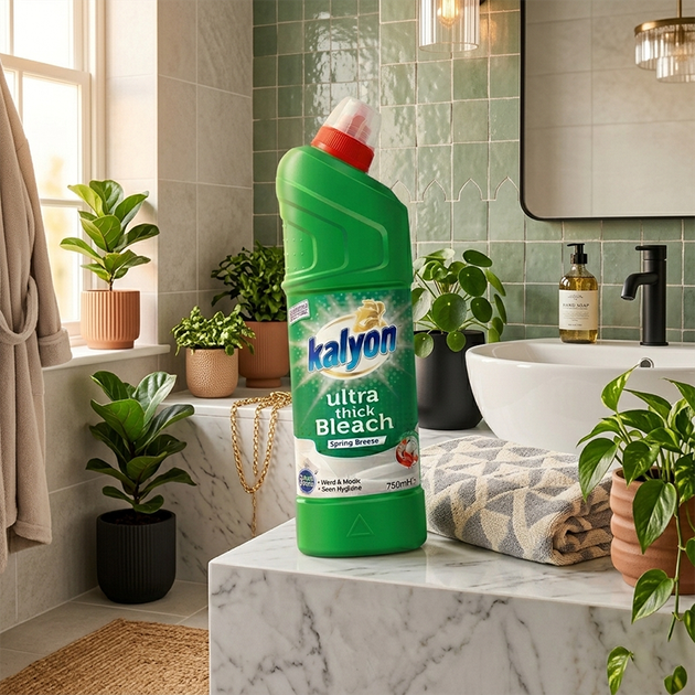 Дезинфікуючий засіб для туалету Kalyon Ultra Thick Bleach Spring Breeze 750 мл - Фото 2 Дезинфікуючий засіб для туалету Kalyon Ultra Thick Bleach Spring Breeze 750 мл - изображение 2