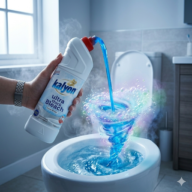 Дезинфікуючий засіб для туалету Kalyon Ultra Thick Bleach Snow White 750 мл 750 мл - изображение 3