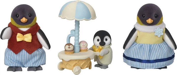 Zestaw figurek Epoch Sylvanian Families Penguin Family in White (5054131056943) - obraz 2