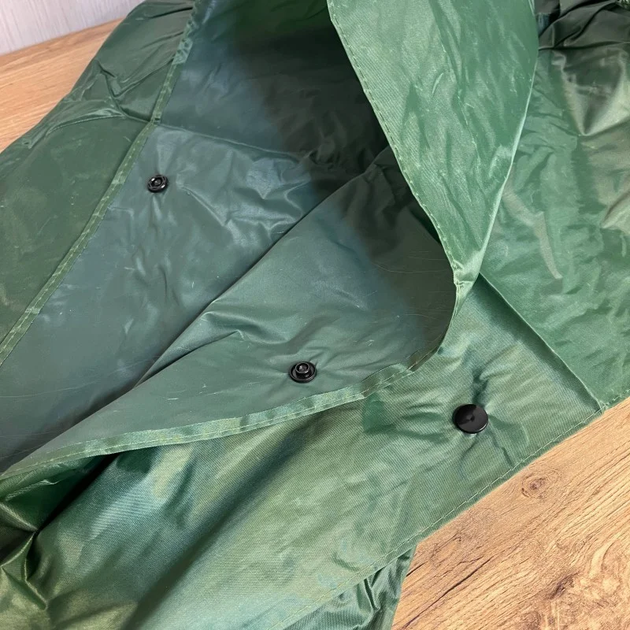 Плащ-палатка пончо 3 в 1: накидка-дождевик, защита от дождя и укрытие One size - Фото 5 Плащ-палатка пончо 3 в 1: накидка-дождевик, защита от дождя и укрытие One size - изображение 5