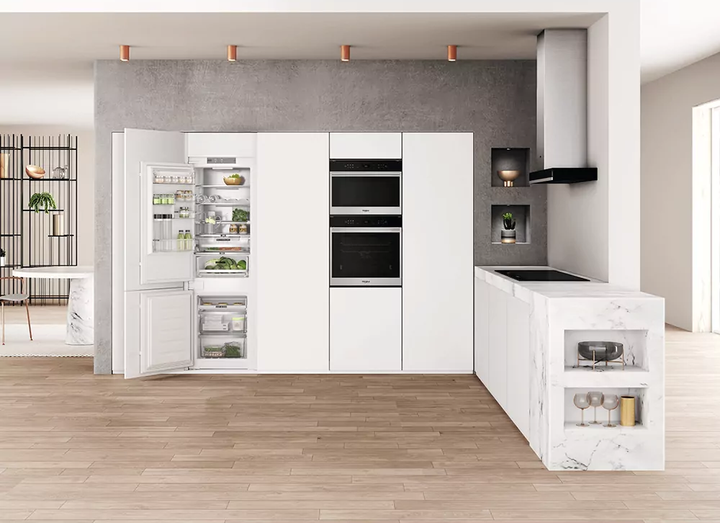 Холодильник Whirlpool WHC18 T573 250 л двокамерний з морозильною камерою знизу No Frost А++ Білий - зображення 7