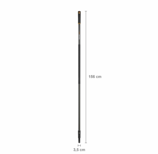 Тримач чорний Fiskars QuikFit (L) 1.56 м 136001 (1000661) - изображение 2