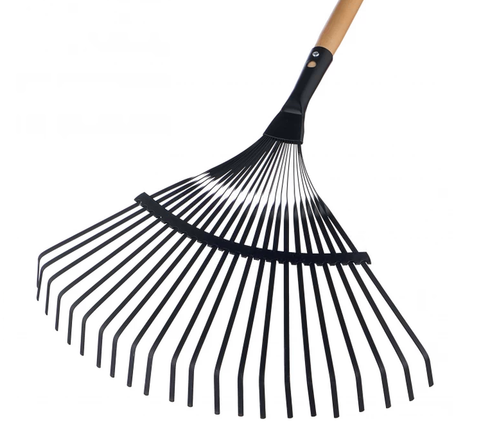 Граблі віялові для листя з дерев'яною ручкою Fiskars Classic (1001586) - Фото 2 Граблі віялові для листя з дерев'яною ручкою Fiskars Classic (1001586) - изображение 2
