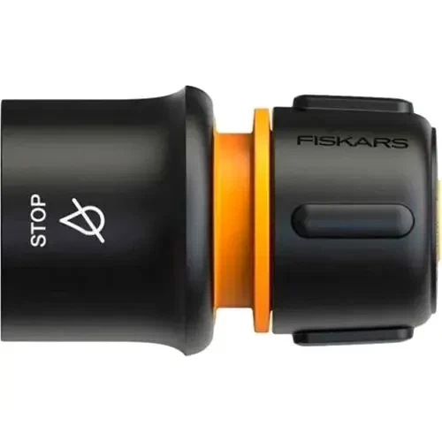 Конектор для шлангу Fiskars LB30 15 мм 39 мм аквастоп (1027083) - Фото 2 Конектор для шлангу Fiskars LB30 15 мм 39 мм аквастоп (1027083) - изображение 2