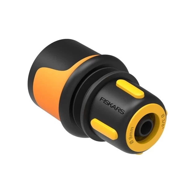 Конектор для шланга Fiskars 9 мм (3/8") (1027071) - Фото 1 Конектор для шланга Fiskars 9 мм (3/8") (1027071) - зображення 1
