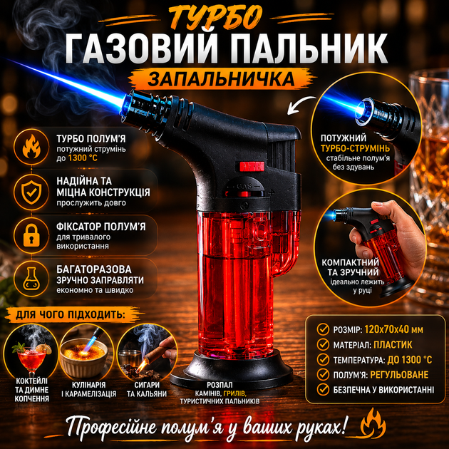 Набір для копчення напоїв Bartending Premium (смокер для віскі, бурбона, кави, коктейлів) - зображення 5