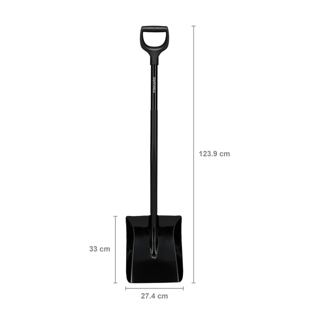 Лопата совкова для бетону Fiskars Ergonomic Pro (1066713) - изображение 2