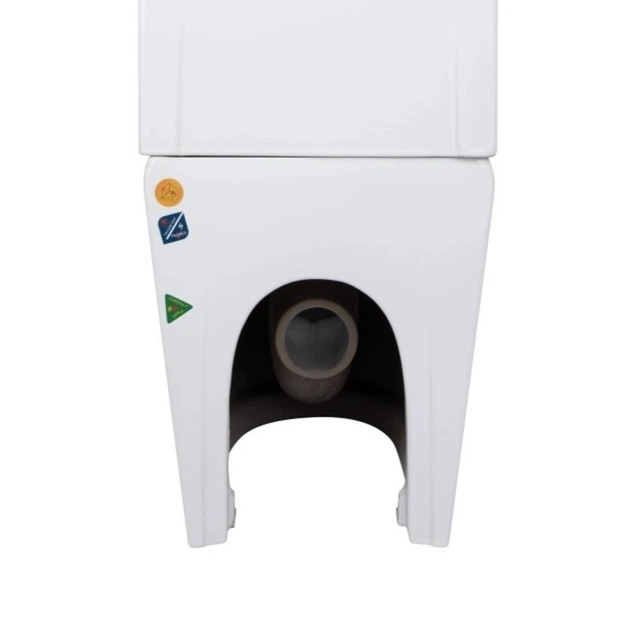 Чаша унитаза-компакта без сиденья MIXXUS ELLIPSE-0403-T3 BOWL 410x360x640 система смыва TORNADO 3.0 (MI8345) - зображення 6