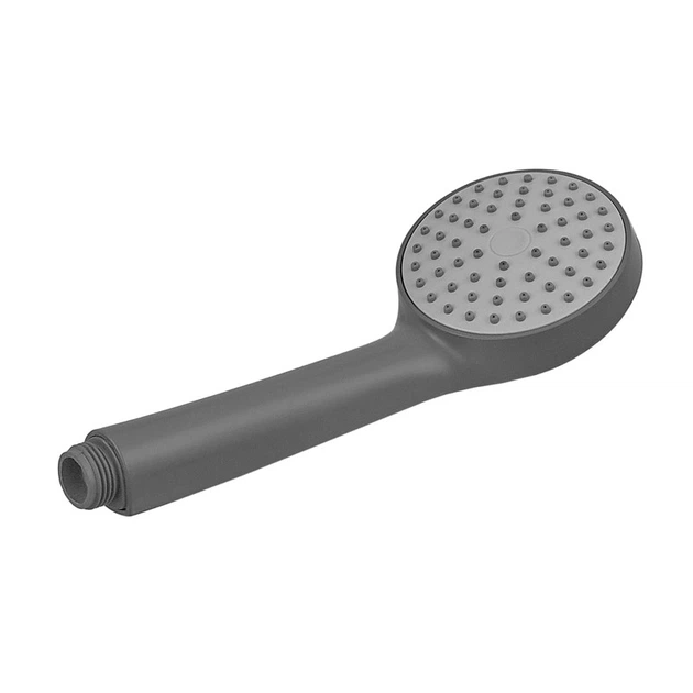 Змішувач для ванни PLAMIX OSCAR-006 EURO SET GRAPHITE (зі шлангом, лійкою та кронштейном) (Колір графіт) (PM6098) - изображение 3