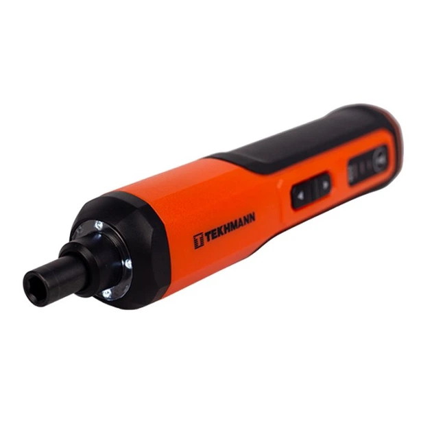 Викрутка акумуляторна Tekhmann TCS-3.6/2000 KIT 3.6В 1х2А·год 5Нм 250об/хв 0.25кг кейс - Фото 4 Викрутка акумуляторна Tekhmann TCS-3.6/2000 KIT 3.6В 1х2А·год 5Нм 250об/хв 0.25кг кейс - изображение 4