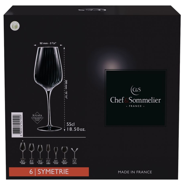 Келих Chef & Sommelier SYMETRIE 550 мл (6 шт) - изображение 4