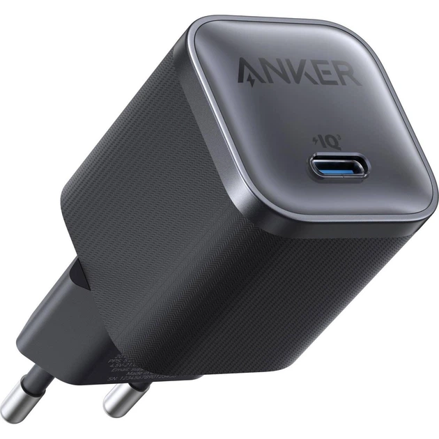 Мережевий зарядний пристрій Anker Nano Charger 45W USB-C Чорний (A2692L11) - Фото 1 Мережевий зарядний пристрій Anker Nano Charger 45W USB-C Чорний (A2692L11) - изображение 1