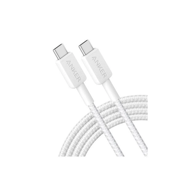 Кабель Anker 322 USB-C - USB-C, 1.8 м, White (A81F6H21) - Фото 2 Кабель Anker 322 USB-C - USB-C, 1.8 м, White (A81F6H21) - зображення 2