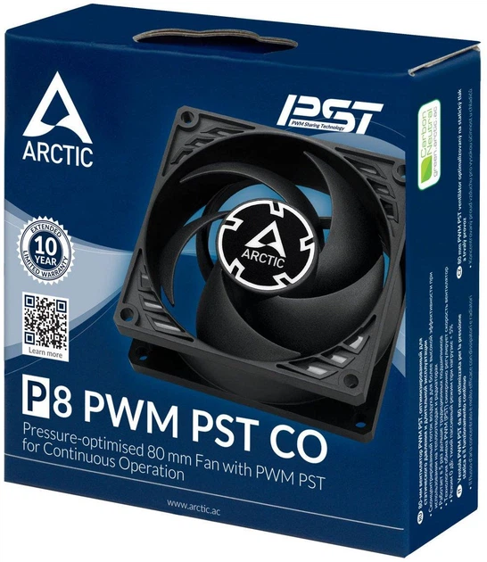 Вентилятор Arctic P8 PWM PST CO (ACFAN00151A) - Фото 5 Вентилятор Arctic P8 PWM PST CO (ACFAN00151A) - изображение 5