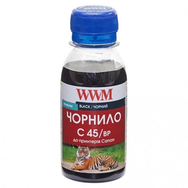 Чорнило WWM Canon PG-440/PG-445/PGI-450Bk (Чорний Pigment) (C45/BP-2) 100г - Фото 1 Чорнило WWM Canon PG-440/PG-445/PGI-450Bk (Чорний Pigment) (C45/BP-2) 100г - изображение 1