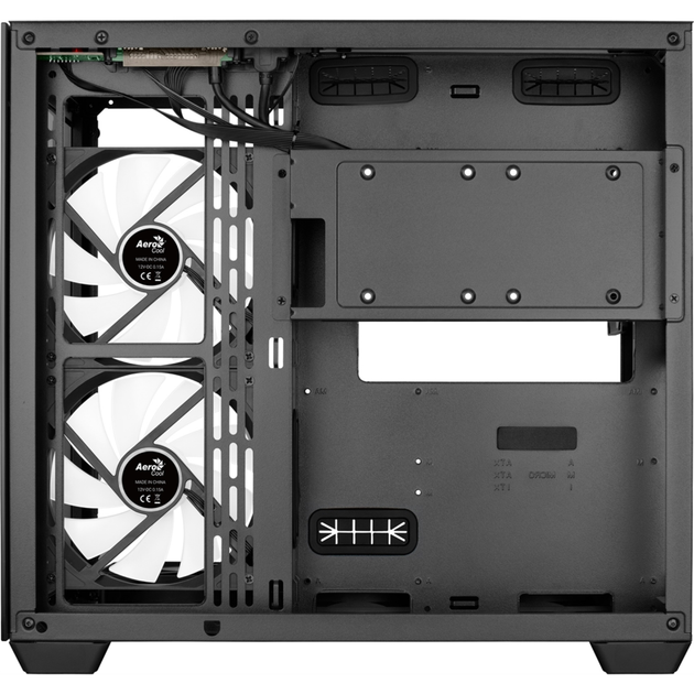 Корпус для ПК AeroCool Dryft-G-BK-v2 Midi-Tower без БП ATX/MicroATX/Mini-ITX ARGB Black (ACCM-ES01163.11) - изображение 7