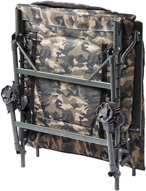 Крісло розкладачка для рибалки Brain Bedchair Compact з підставкою під ноги - зображення 5