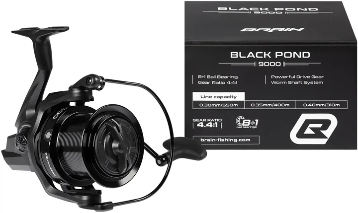 Катушка кароповая Brain Black Pond Carp 9000 8+1BB 4.4:1 - Фото 4 Катушка кароповая Brain Black Pond Carp 9000 8+1BB 4.4:1 - изображение 4