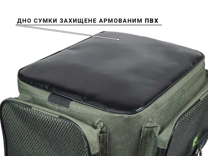 Сумка для рыбалки Prof Montazh Dominator на 2 отделения для ловли карпа и толстолоба - изображение 4