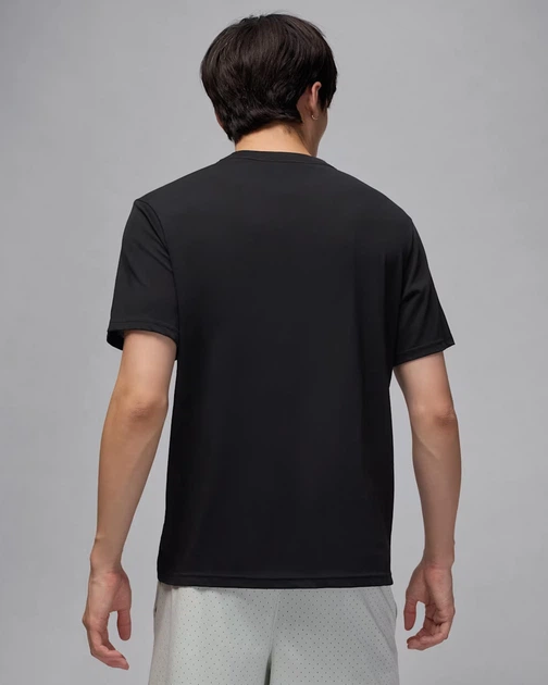 Футболка чоловіча Jordan Sport Dri-FIT Jumpman IB6757-010 чорна - L - изображение 2