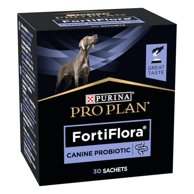 Пробіотик для собак та цуценят Purina Pro Plan FortiFlora для підтримки мікрофлори шлунково-кишкового тракту 1г 1 шт - Фото 1 Пробіотик для собак та цуценят Purina Pro Plan FortiFlora для підтримки мікрофлори шлунково-кишкового тракту 1г 1 шт - зображення 1