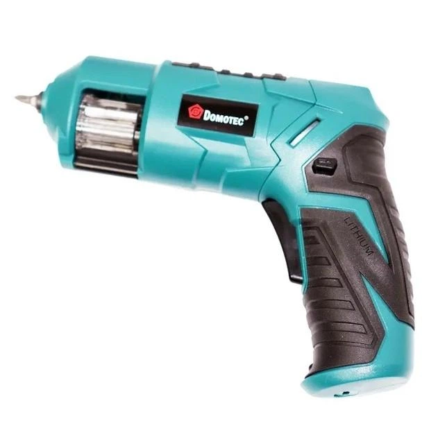 Викрутка акумуляторна з бітами 6 шт. Domotec 3.6V cordless screwdriver, Синій (VS7007409) - изображение 7