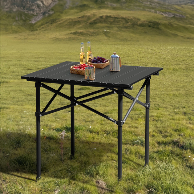 Складной туристический стол в чехле 52×52×45 см черный - изображение 5