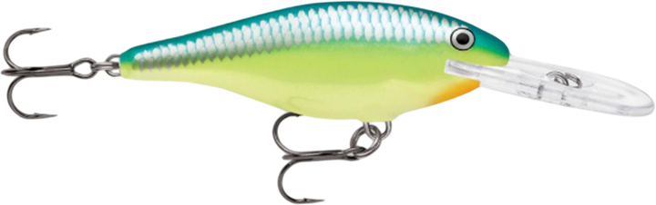 Воблер Rapala Shad Rap 70 мм 8 г 1.5-3.3 м #CRSD (SR07 CRSD) - Фото 1 Воблер Rapala Shad Rap 70 мм 8 г 1.5-3.3 м #CRSD (SR07 CRSD) - изображение 1