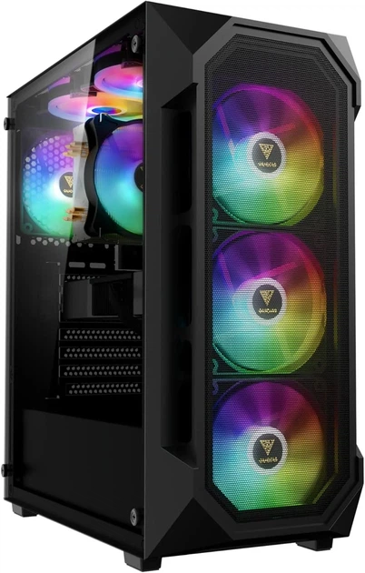Корпус для ПК GAMDIAS ATX ARGB Черный (101957227) - Уценка - Фото 1 Корпус для ПК GAMDIAS ATX ARGB Черный (101957227) - Уценка - изображение 1
