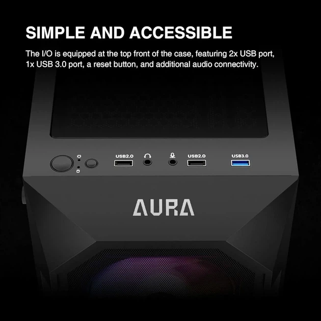 Корпус для ПК GAMDIAS ATX ARGB Черный (101957227) - Уценка - Фото 4 Корпус для ПК GAMDIAS ATX ARGB Черный (101957227) - Уценка - изображение 4