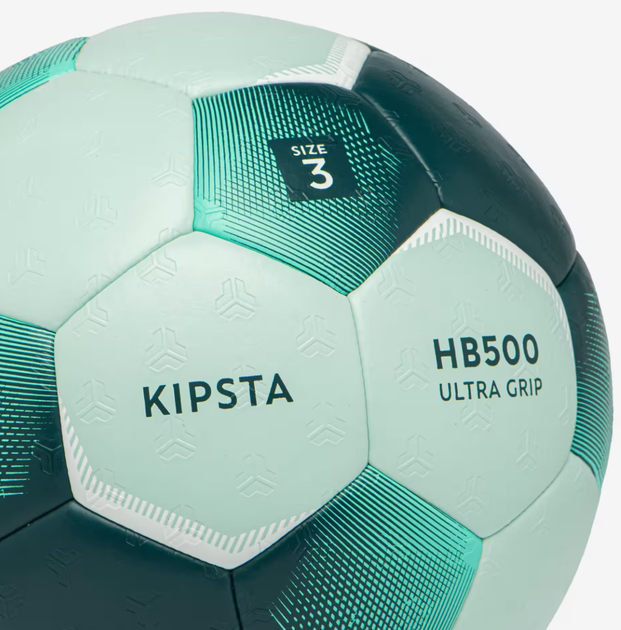 Гандбольний М'яч KIPSTA HB500 Ultragrip №3 Зелений - Фото 3 Гандбольний М'яч KIPSTA HB500 Ultragrip №3 Зелений - зображення 3