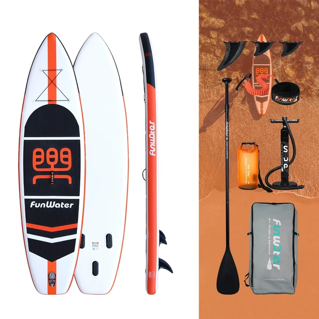 Надувная SUP доска FunWater Orange Б/В - Фото 2 Надувная SUP доска FunWater Orange Б/В - изображение 2