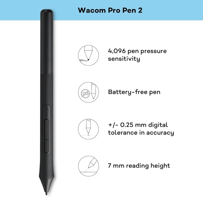 Графический планшет Wacom Intuos CTL-4100K-S / 2540 LPI / Черный (101957170) - Б/У - изображение 6