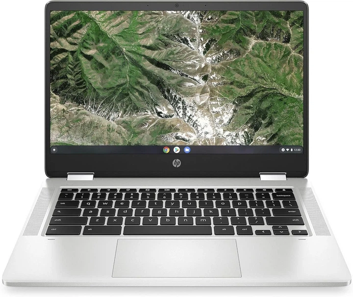 Сенсорний ноутбук 14" HP Chromebook x360 14a-ca0032ns Intel Pentium N5030 RAM 8GB eMMC 64GB 12год батарея ChromeOS (UKR) (102002883) - Уцінка - зображення 2