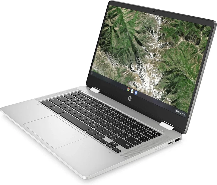 Сенсорний ноутбук 14" HP Chromebook x360 14a-ca0032ns Intel Pentium N5030 RAM 8GB eMMC 64GB 12год батарея ChromeOS (UKR) (102002883) - Уцінка - зображення 6