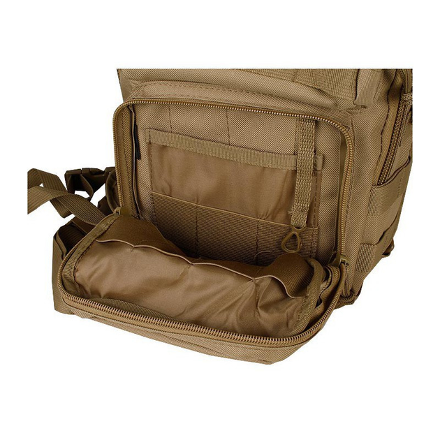 Рюкзак тактический однолямочный Mil-tec 10 литров койот (14059105) - изображение 2